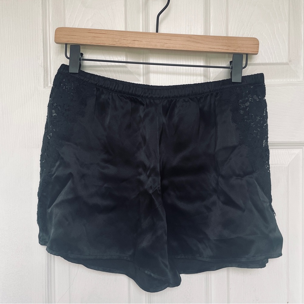 NWT Intimissimi Black Silk Pajama Shorts